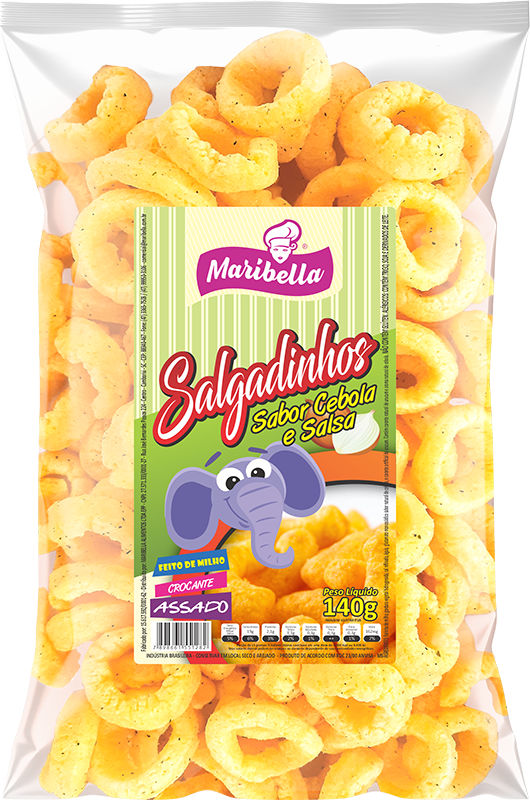 Salgadinho Sabor Cebola e Salsa